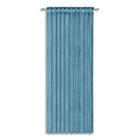 Vorhang mit Kombiband Cozy 140x245 cm Blau blickdicht - Blau, MODERN, Textil (140/245cm) - Luca Bessoni