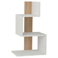 Beistelltisch Rosie Beistelltisch - Eichefarben/Weiß, Design, Holzwerkstoff (42/72/30cm) - Livetastic