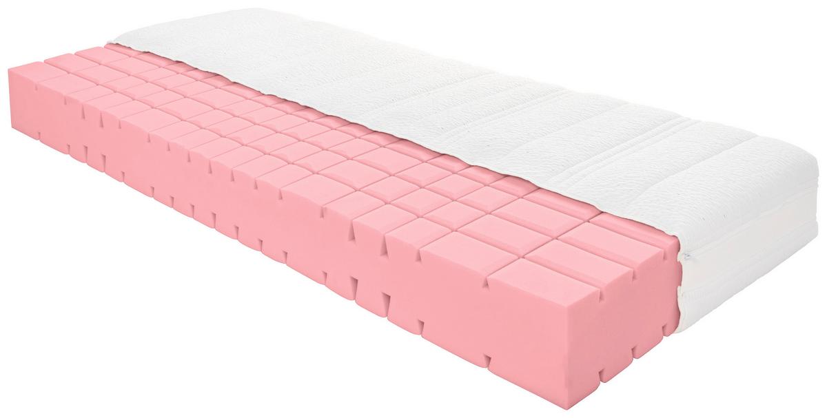 Kaltschaummatraze Matrix 80x200 cm, Fest - Weiß, Textil (80/200cm) - Sembella