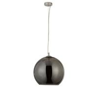 Hängeleuchte Balls H: 120 cm 1-Flammig, höhenverstellbar - Chromfarben, Design, Glas/Metall (35/120cm)