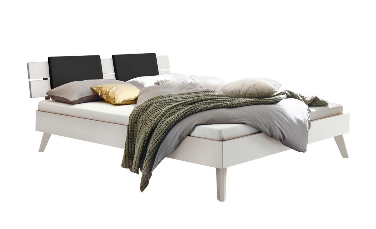 Kopfteilpolster Lola 2-teiliges Set Anthrazit 55 cm - Anthrazit, Design, Textil (55/35/3,5cm) - Hasena