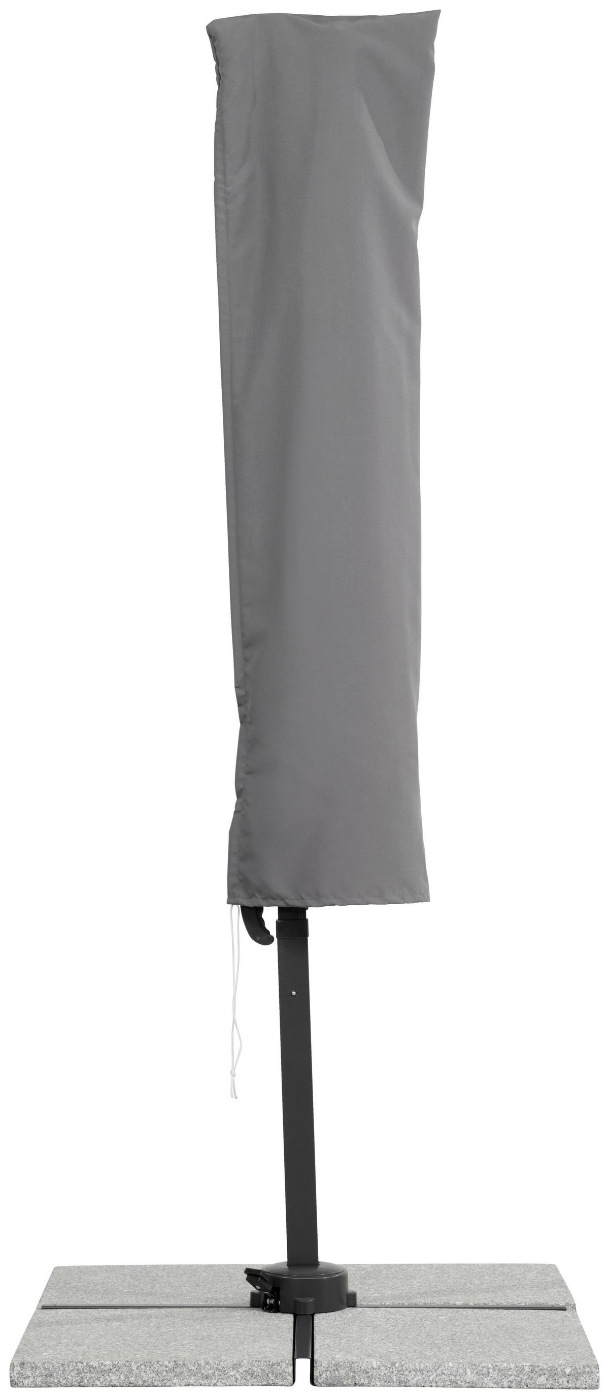 Ampelschirm Rhodos Junior BxHxT: 352x244x300 cm Anthrazit - Anthrazit, Basics, Textil/Metall (352/244/300cm) - Schneider