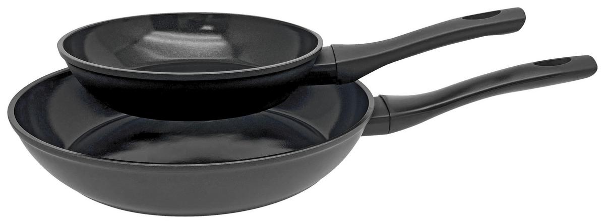 Pfannenset Paloma - Schwarz, KONVENTIONELL, Kunststoff/Metall - James Wood
