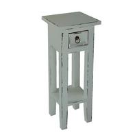 Beistelltisch Padea - Grau, Basics, Holz (25/25/67cm) - Gardenson