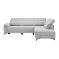 Sedací souprava Koln - šedá, Moderní, kov/textil (283/98/212cm) - Bessagi Home