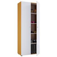 Schuhschrank Vandol Braun/Weiß/Buche Dekor B: 71cm - Buchefarben/Schwarz, Design, Holzwerkstoff (71/180/39cm) - MID.YOU