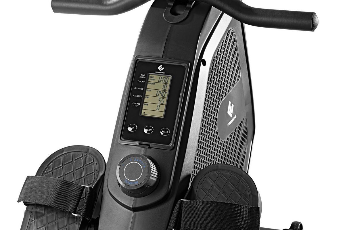 Rudergerät 09272 Fitengine Rudergerät - Schwarz, LIFESTYLE, Kunststoff/Metall (180/54/24,5cm)