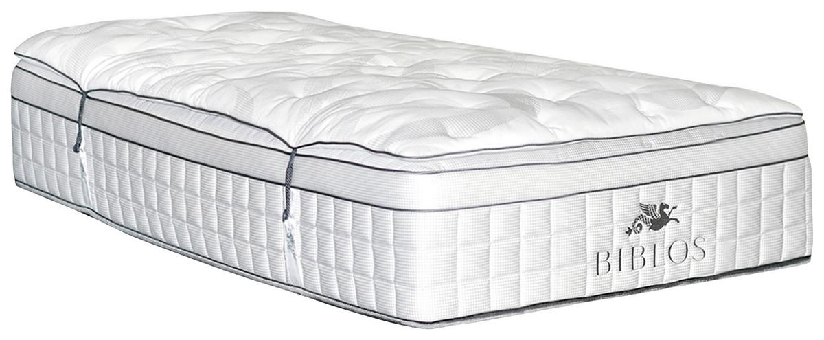 Taschenfederkernmatratze Biblos 90x200 Cm H3 H: 40 Cm - Weiß/Grau, Basics, Textil (90/200cm) - Livetastic