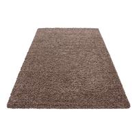 Hochflor Teppich Hellbraun Life 240x340 cm - Hellbraun, KONVENTIONELL, Textil (240/340cm) - Novel