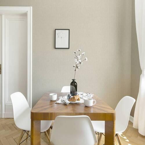 Vliestapete 111293 - Taupe, Basics, Papier/Kunststoff (52/1000cm)