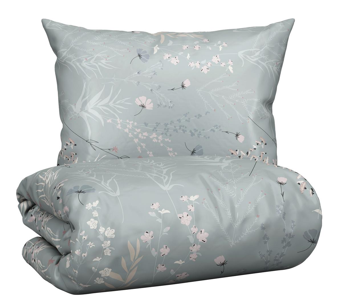 Povlečení Lina, 70/90 140/200cm - šedá, Konvenční, textil (140/200cm) - Mömax