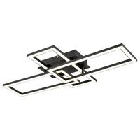 Stropní svítidlo Ferm, černá, max.24 W - černá, Moderní, plast (65/34,8/7,3cm) - Premium Living