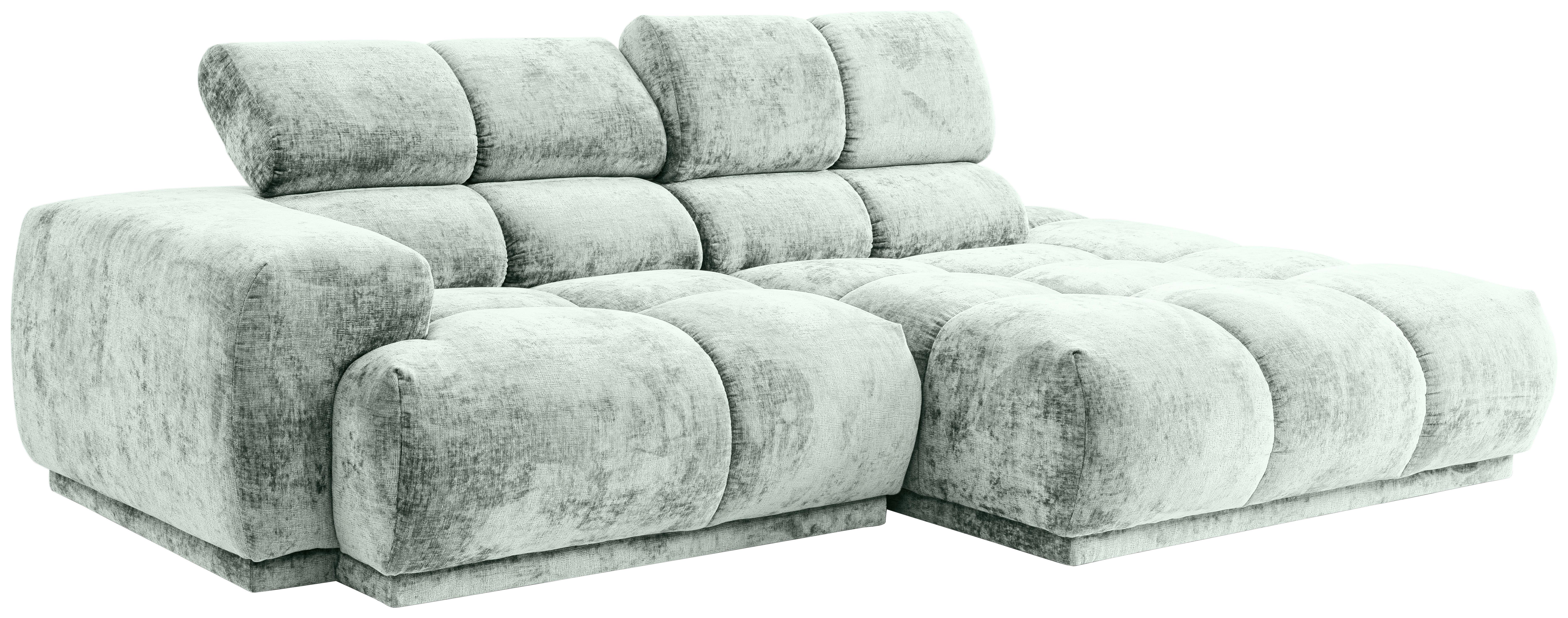 Ecksofa Chani Hellblau, Schenkel: 239x150 Cm - Hellblau, MODERN, Textil (239/150cm) - MID.YOU