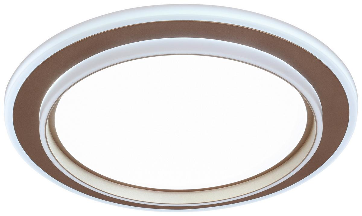 STROPNÉ LED SVIETIDLO PROL - biela/šampanská, Modern, kov/plast (46/5cm) - Mömax