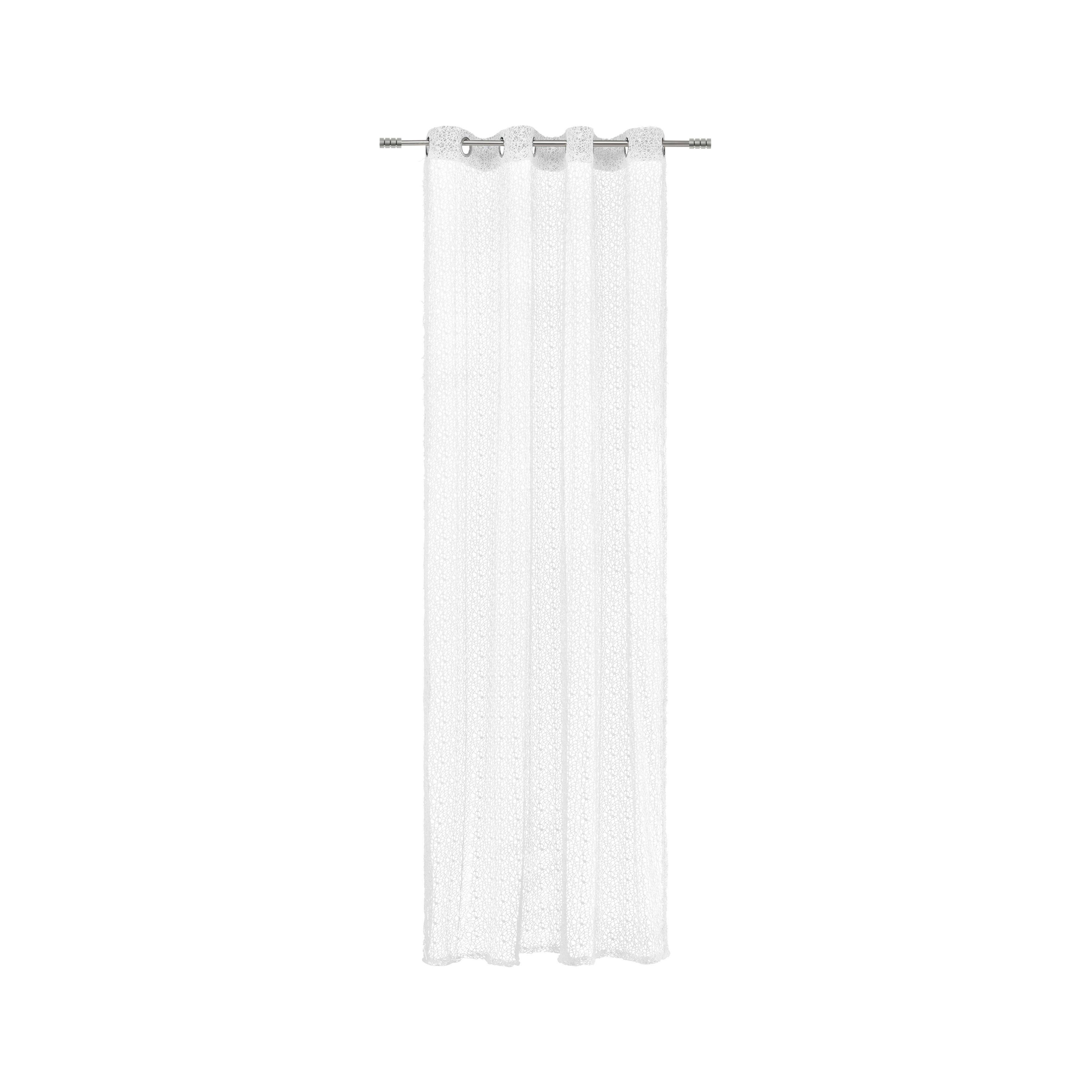 ZÁVES S OČKAMI ASTRID - biela, Modern (140/245cm) - Modern Living