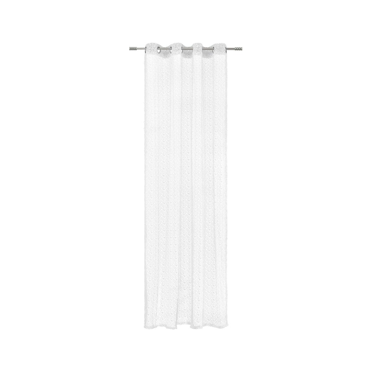 ZÁVĚS S OČKY ASTRID - bílá, Moderní (140/245cm) - Modern Living