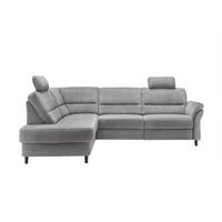 Ecksofa Cavoli Grau Relaxfunktion S: 190x266 Cm - Schwarz/Weiß, MODERN, Textil (190/266cm) - Livetastic