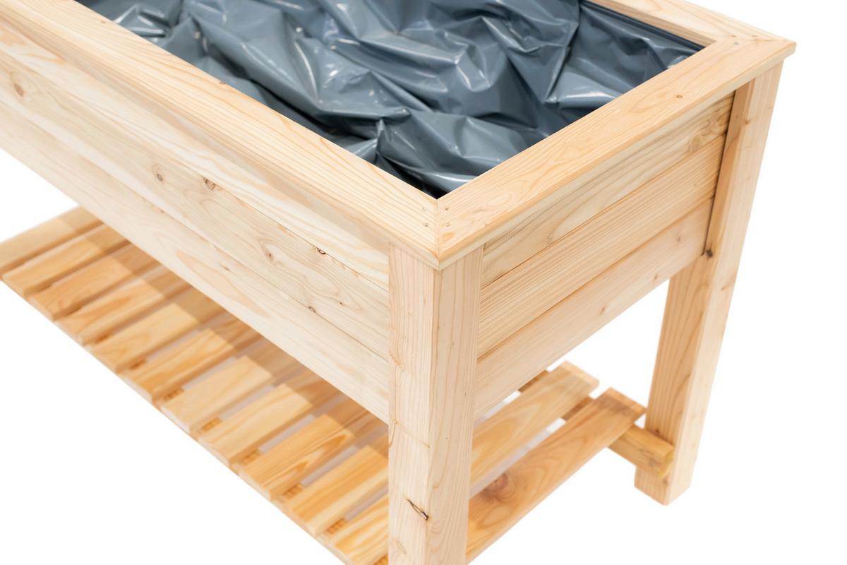 Hochbeet Hochbeet - Lärchefarben, KONVENTIONELL, Holz (120/65/75cm)