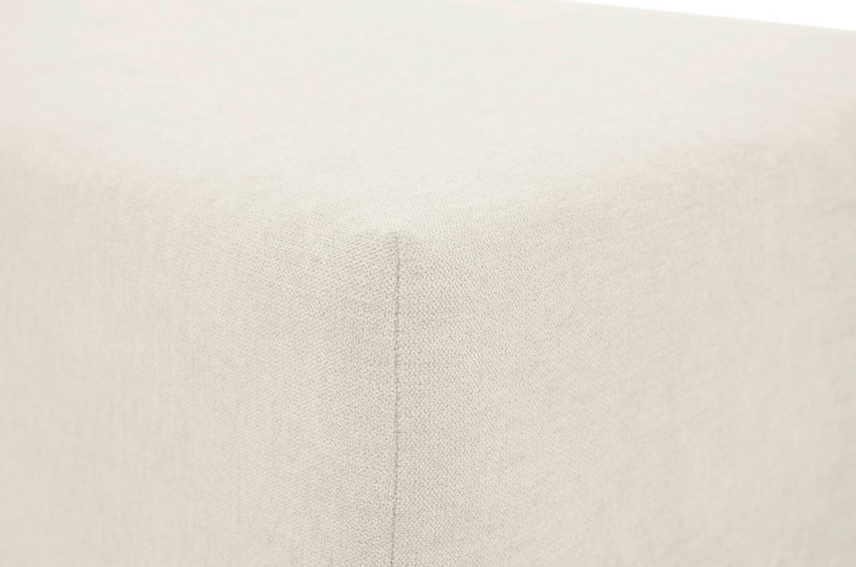 Ecksofa Time Creme S: 178x248 cm - Creme/Schwarz, Design, Textil (178/248cm) - MID.YOU