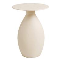 Beistelltisch Calais Creme B: 36cm - Creme, Design, Metall (36/36/50cm) - MID.YOU