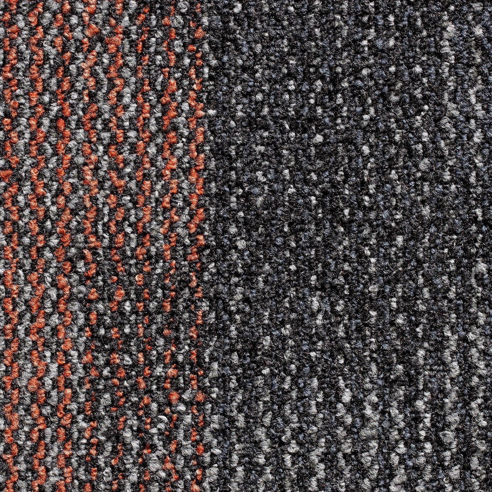 Teppichfliese Grau/orange Essential 50x50cm Florhöhe 3mm