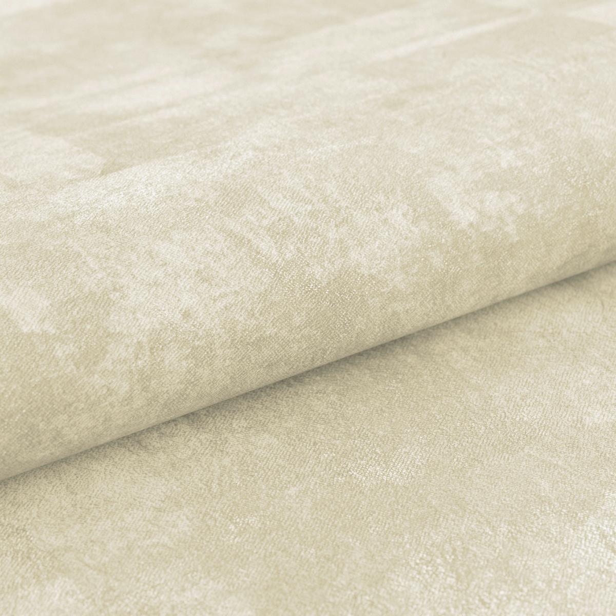 Rozkladacia pohovka PERLA, krémový velúr - čierna/krémová, Konventionell, kov/textil (203/94/96cm)