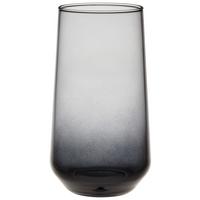 Trinkglas Kavolin, ca 425 ml - Schwarz/Grau, Trend, Glas (6,5/15cm) - James Wood