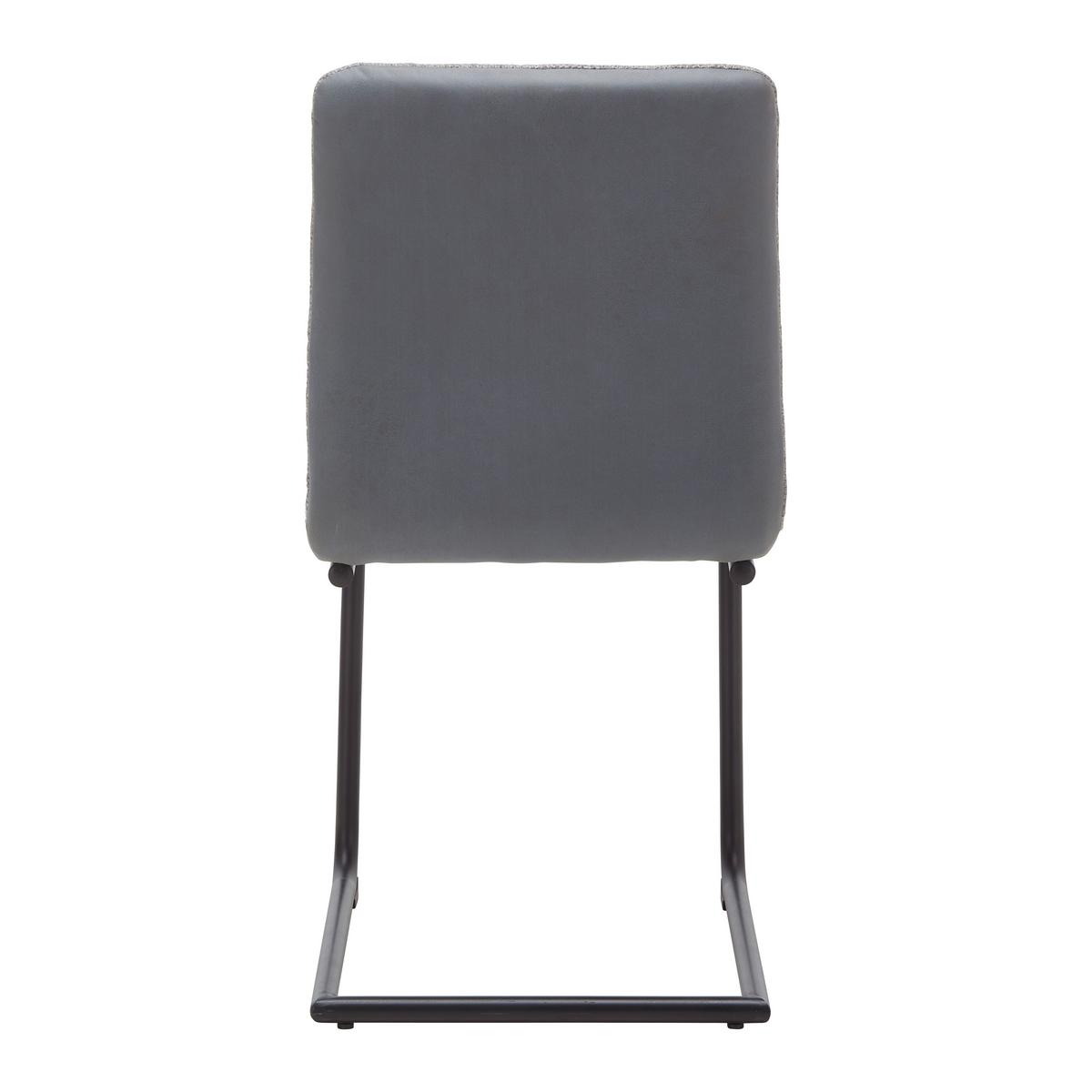 Židle SARAH šedá - černá/světle šedá, Moderní, kov/dřevo (49/88/59cm) - Bessagi Home