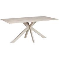 Esstisch Logan 180x90 Cm Beige - Beige, KONVENTIONELL, Keramik/Metall (180/90/76cm) - MID.YOU