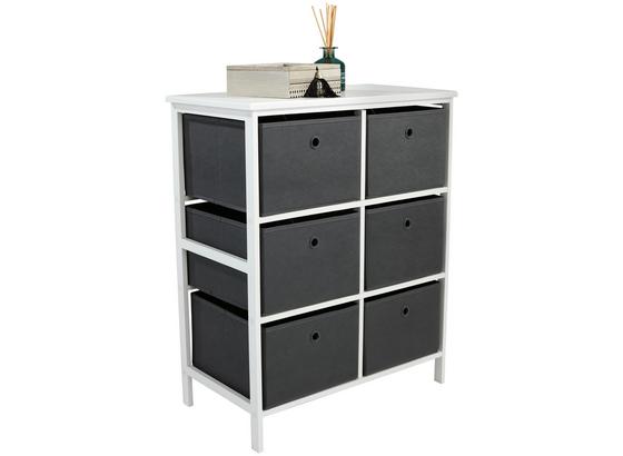 Regal Oliver - Weiß/Grau, MODERN, Holz/Holzwerkstoff (70/80/30cm) Regal Oliver - Weiß/Grau, MODERN, Holz/Holzwerkstoff (70/80/30cm)