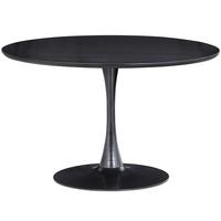 Esstisch Sammy Schwarz B: 120cm - Schwarz, MODERN, Holzwerkstoff/Metall (120/120/75cm) - Livetastic
