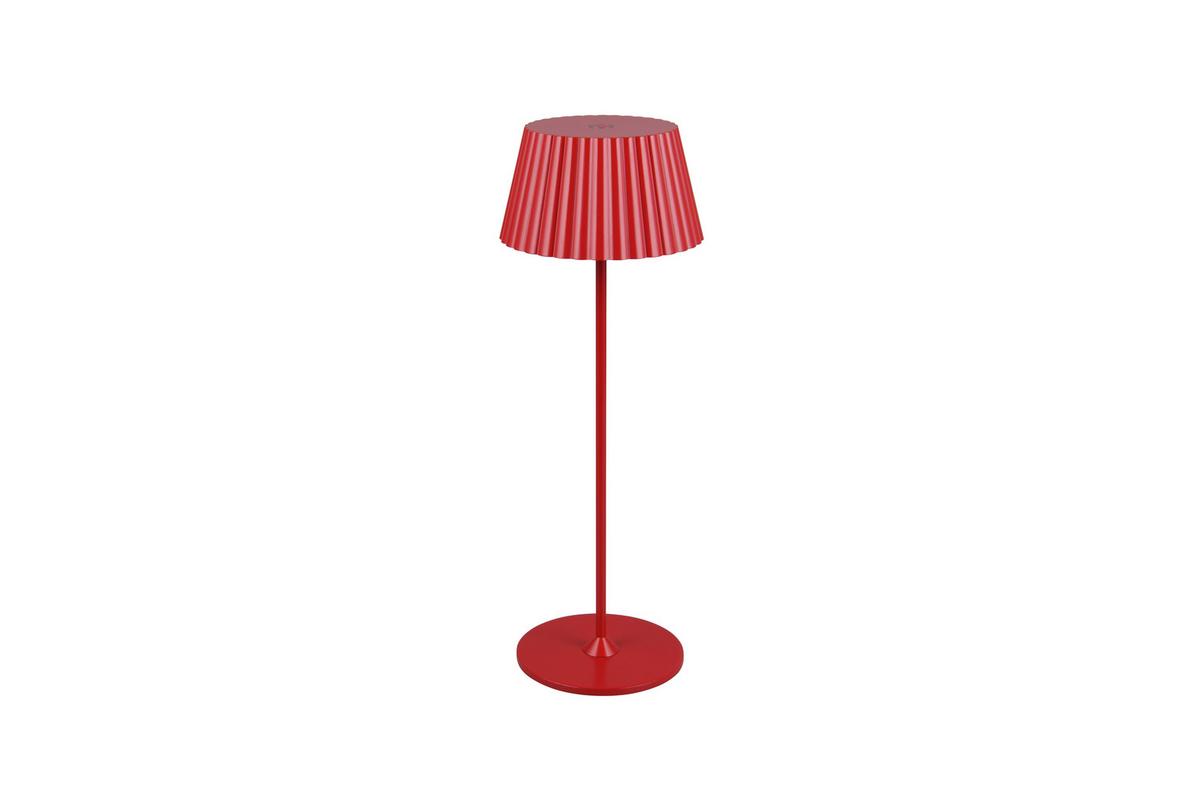 Akku-tischleuchte R57706110 Suarez - Rot, Trend, Metall (13,5/39cm)
