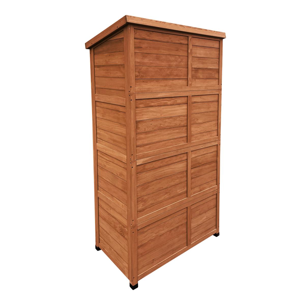 Geräteschrank L:52 B:85 H:174 - Braun, MODERN, Holz (52/85/174cm)