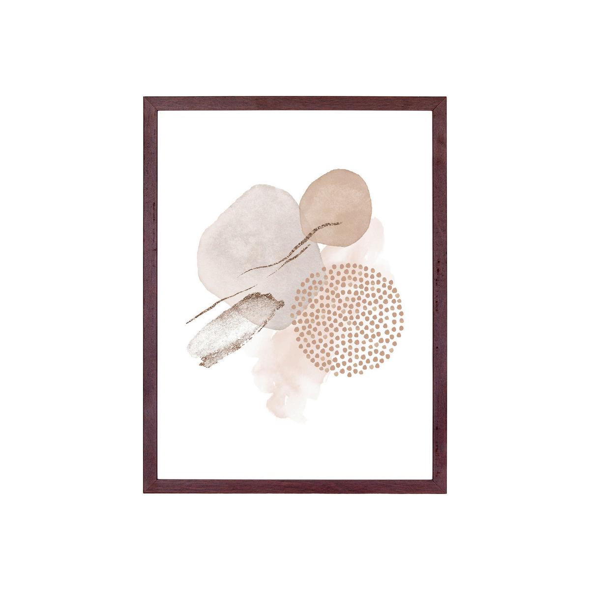 Bilderrahmenset Aspen Braun 3-Teilig - Braun, Design, Glas/Holz (21/30cm)