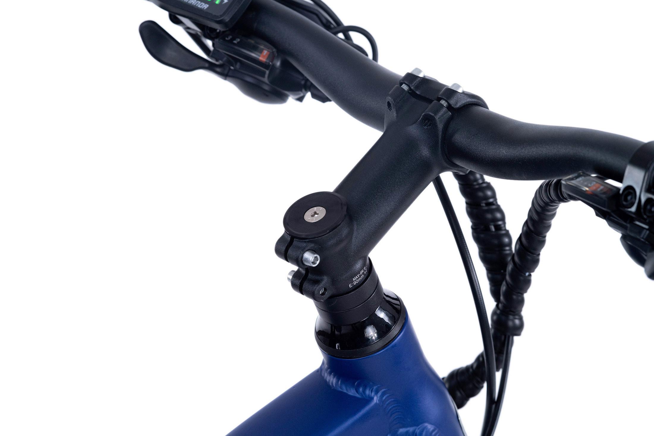 Elektrofahrrad in Blau