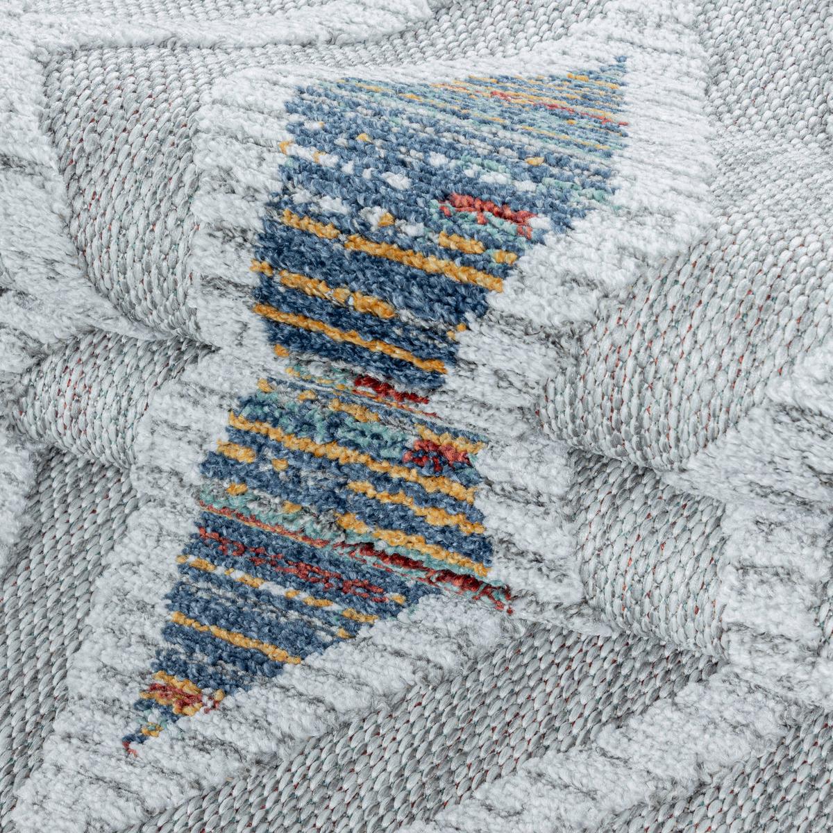 Flachwebteppich Bahama - Multicolor, Design, Textil (80/150cm) - Novel