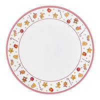 Klubový tanier XMAS - GINGER - biela/červená, Konventionell, keramika (31cm) - Mömax