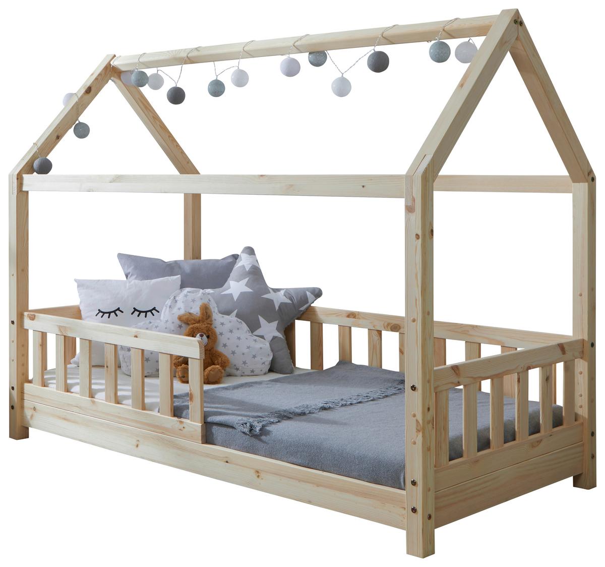 Hausbett Kay - Naturfarben, MODERN, Holz (80/160cm) - MID.YOU