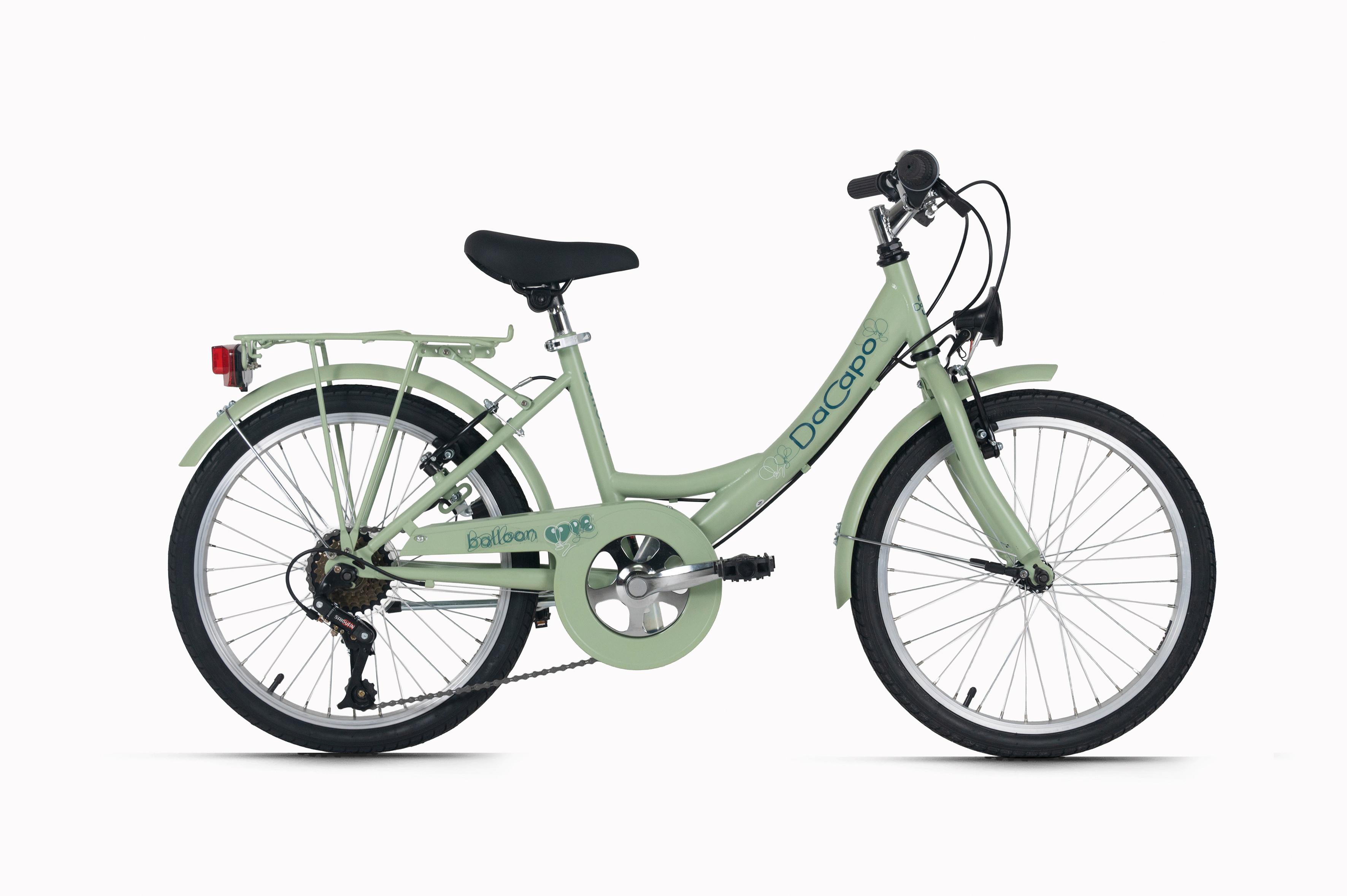 Kinderfahrrad 20'' DaCapo grün - Grün, Basics, Metall (25/140/60cm)