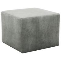 Hocker Hellgrau B: 59 Cm - Hellgrau/Schwarz, Design, Textil (59/44/59cm) - MID.YOU