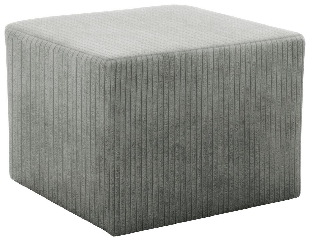 Hocker Hellgrau B: 59 Cm - Hellgrau/Schwarz, Design, Textil (59/44/59cm) - MID.YOU