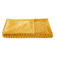 FELLDECKE LEVI - Honig, MODERN, Textil (150/200cm) - Luca Bessoni