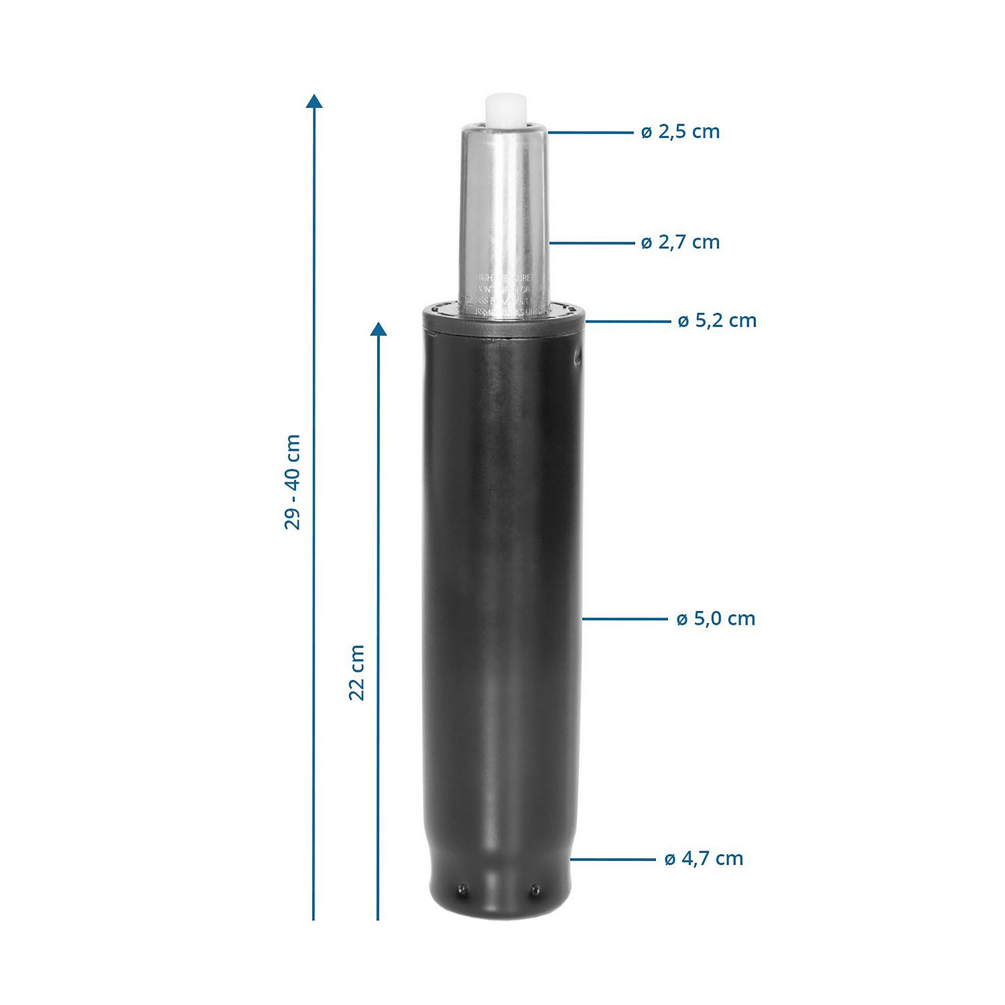 Zubehör Für Bürohocker Gf-L - Schwarz, Basics, Metall (5,2/29-40/5,2cm) - MID.YOU