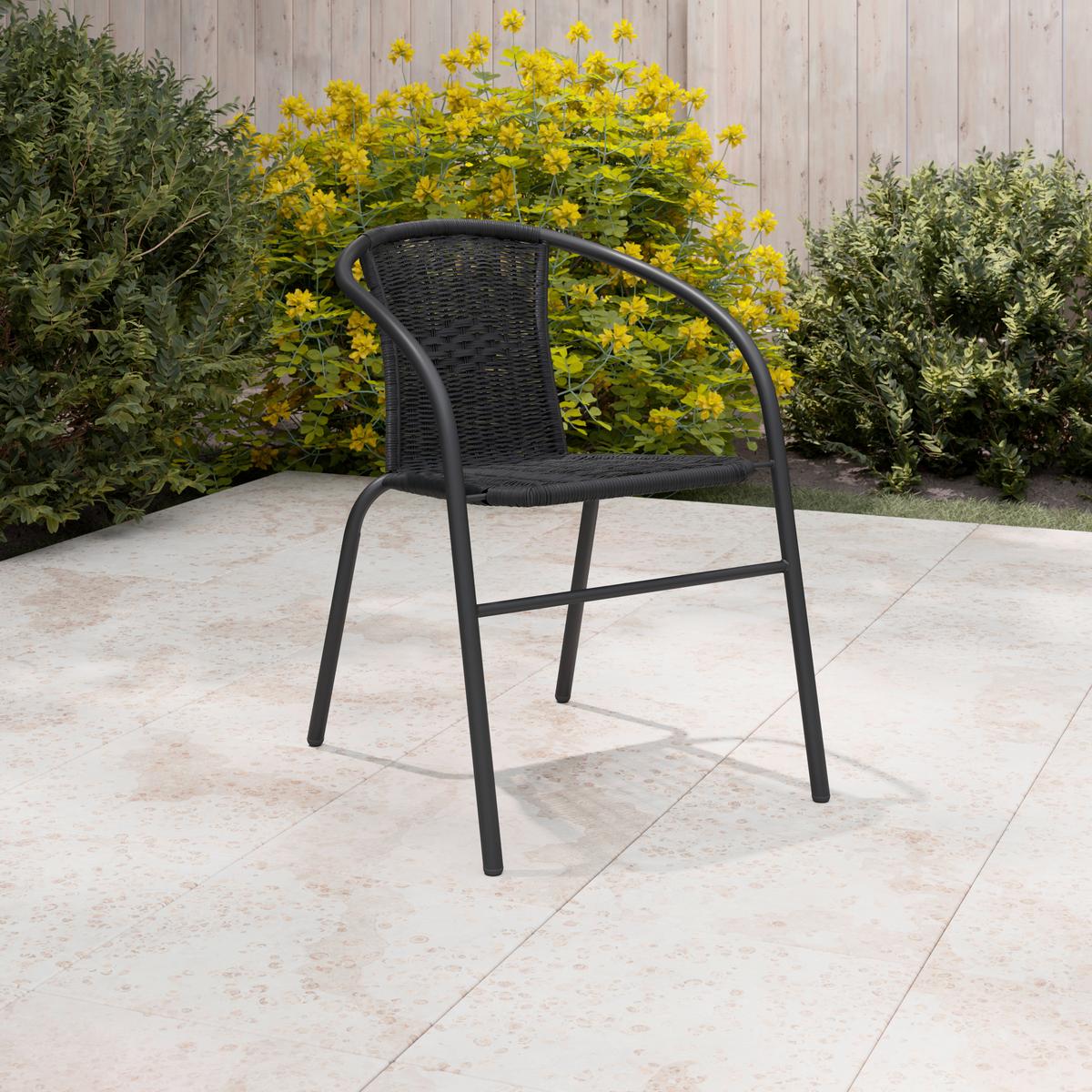 ZAHRADNÍ ŽIDLE AMORA 1 - šedá/černá, Basics, kov/plast (52/72/61cm) - Mömax