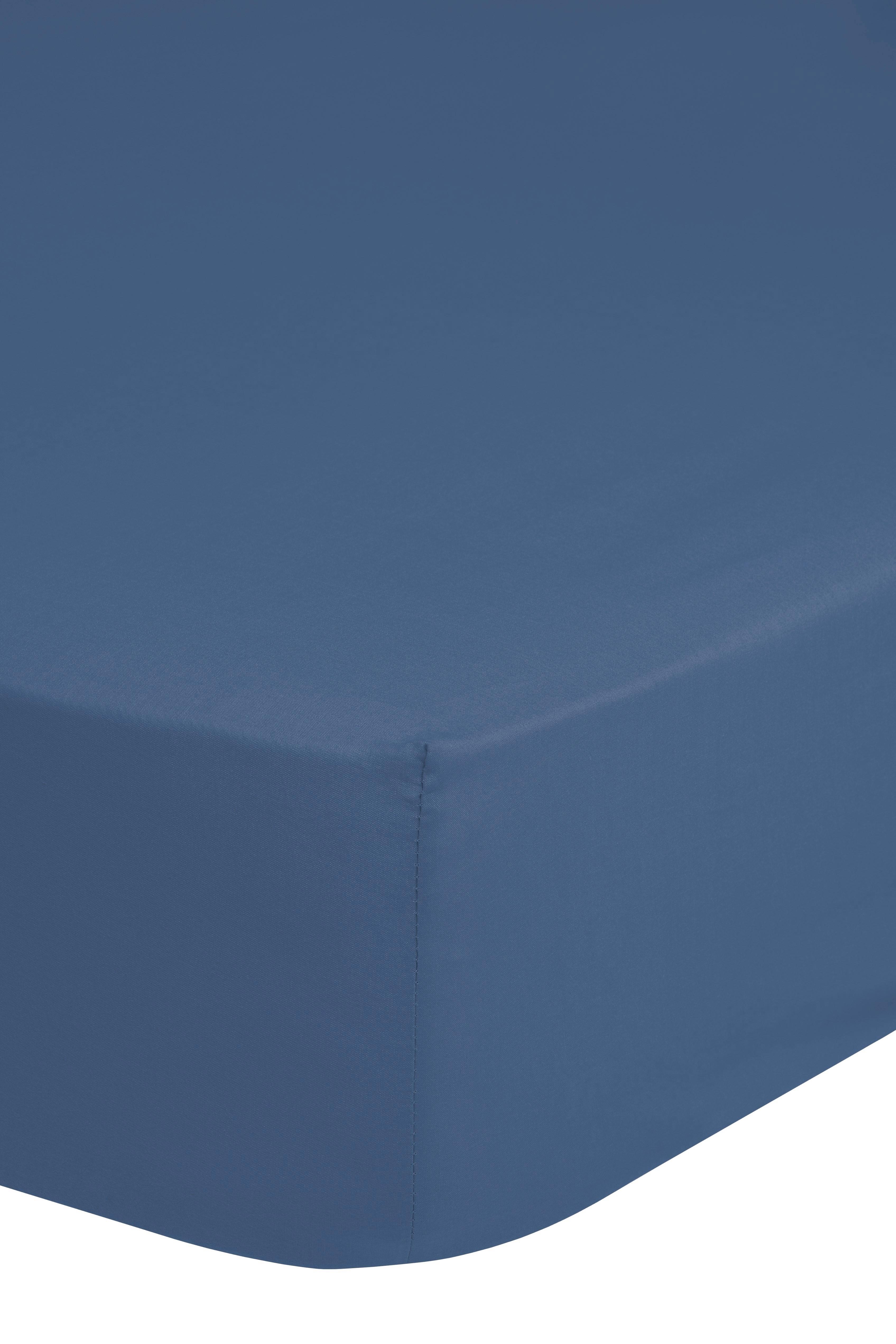 Spannleintuch Jersey Dunkelblau 160-180x200 cm