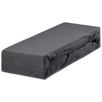 Spannleintuch Alaska - Anthrazit, KONVENTIONELL, Textil (180/200cm) - Ondega