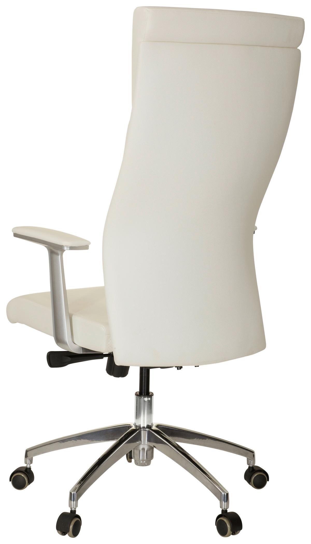 Chefsessel Monza 20 Cremefarben - Creme, MODERN, Leder/Kunststoff (60/131/52cm) - MID.YOU