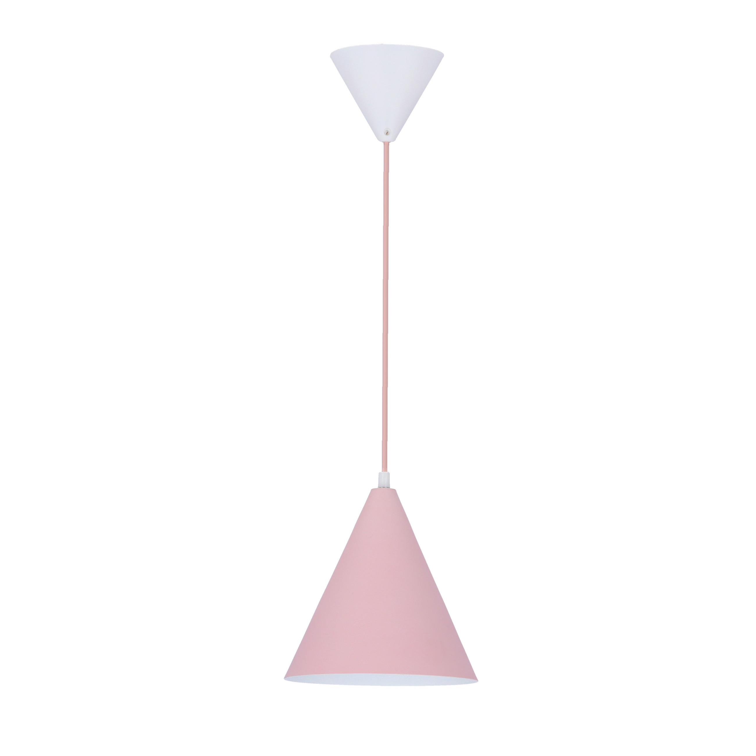 PENDELLEUCHTE 50101180 VOSS - Magenta/Weiß, Trend, Metall (20/20/110cm)