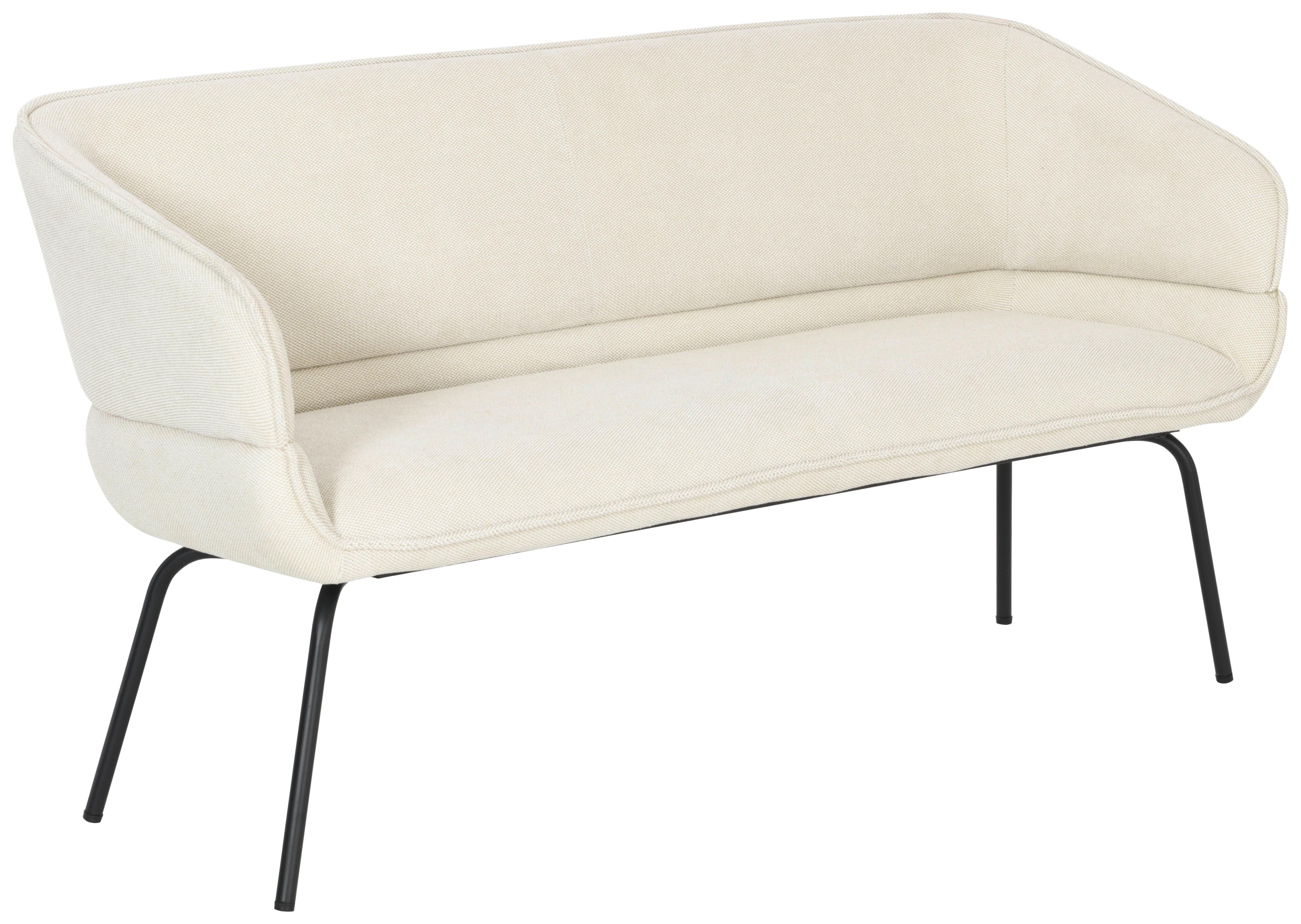 Sitzbank Serena Leinenoptik beige, B: 160 cm