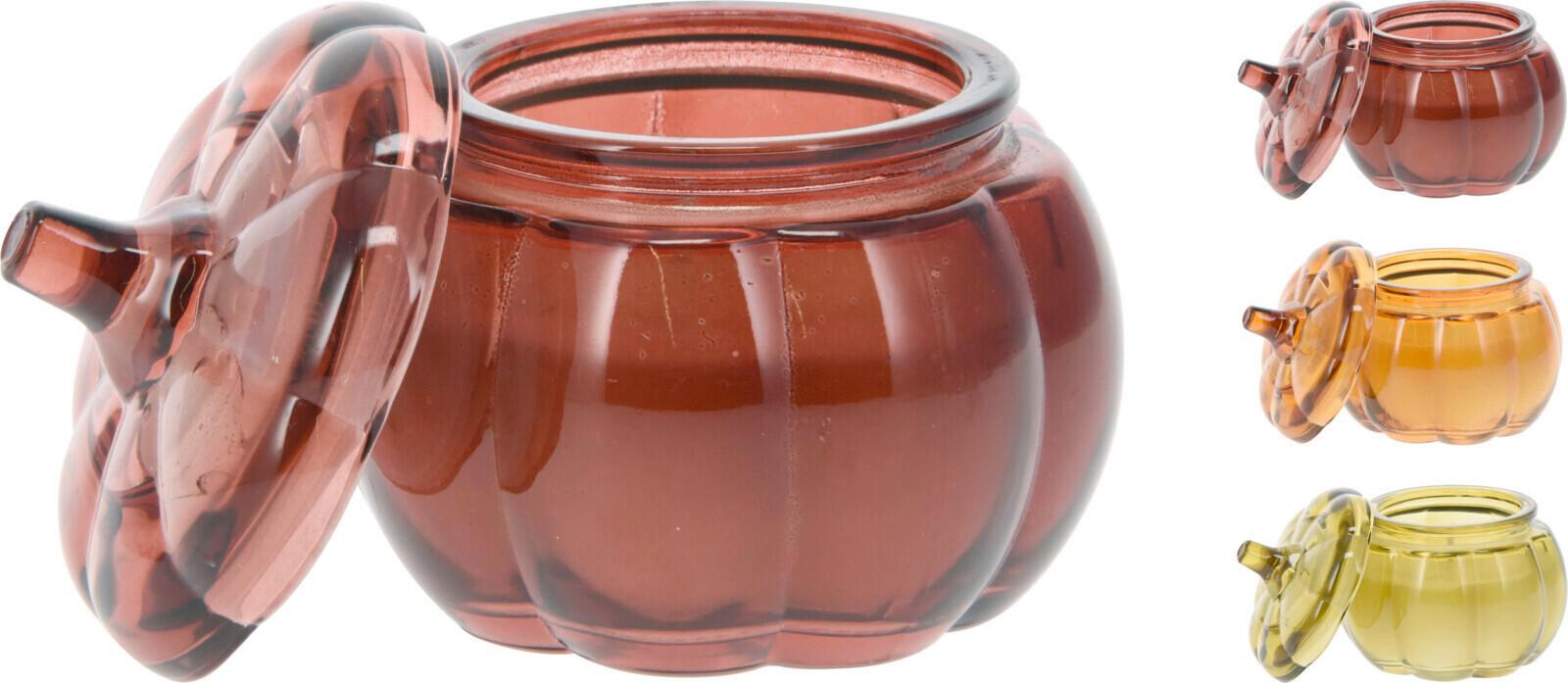 Gyertya Üvegben Acc316230 - barna/narancs, Basics, üveg (8,5cm)